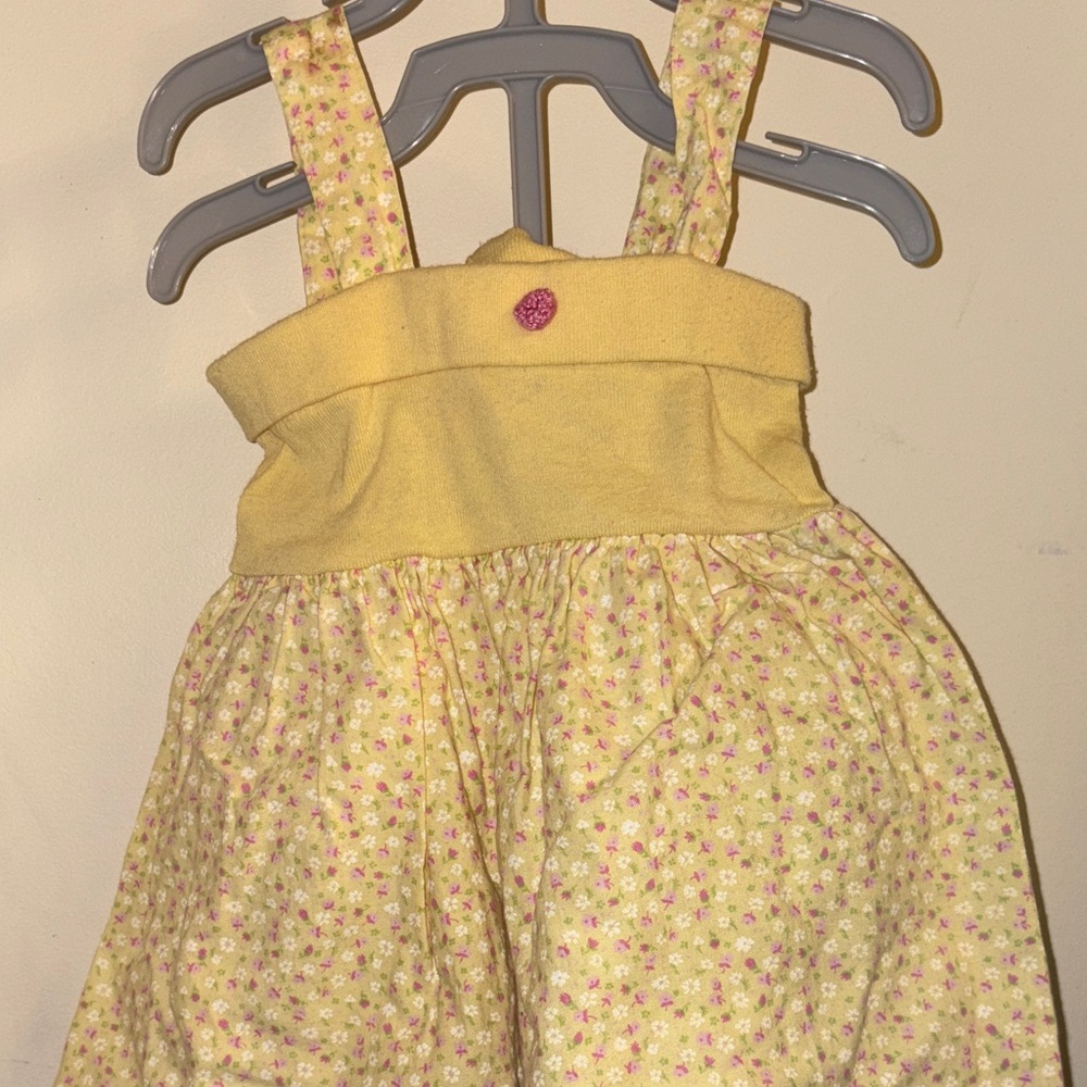 Vintage Floral Dress Two Piece